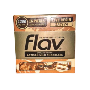 FLAV Crunch Chocolate Bar – Live Resin 1200mg