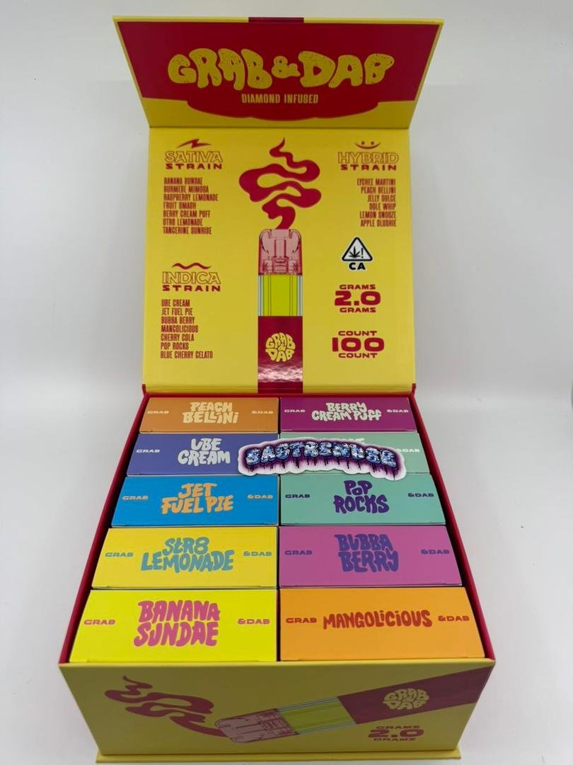 Grab and Dab infused 2G Disposable Vape Grab and Dab infused 2G Disposable Vape